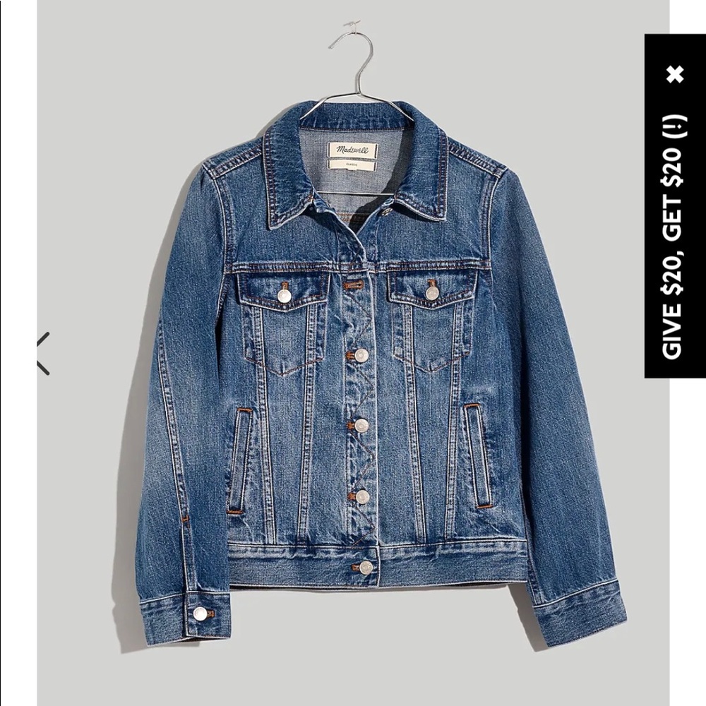 Madewell The Jean Jacket in Medford Wash